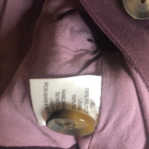 Fika the Brand Velvet Crop Buttondown Jacket Y2K Small Purple - Picture 5 of 6